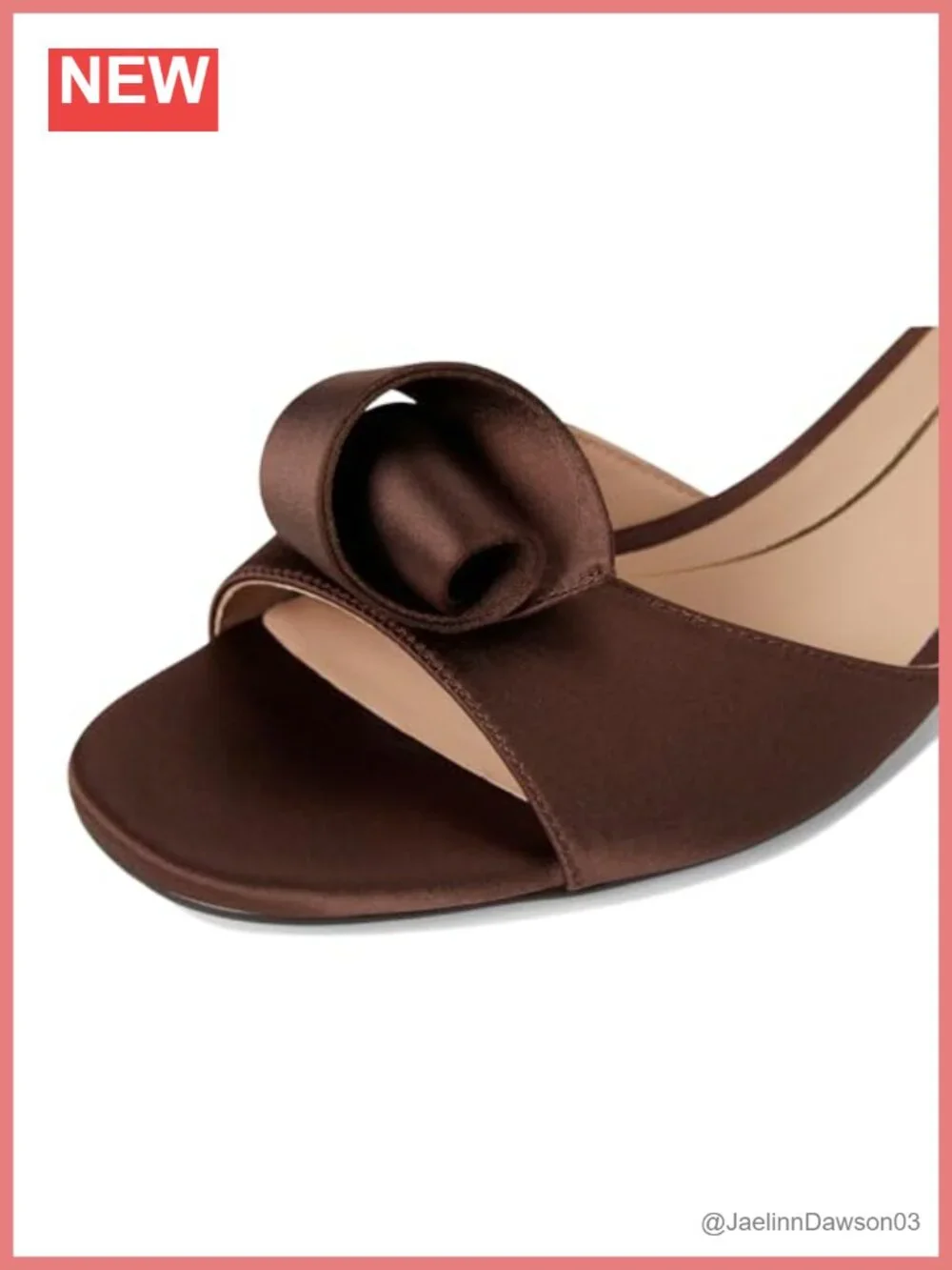 Women's Florette Block Heel Sandals Slingback Leather Open Toe Shoes